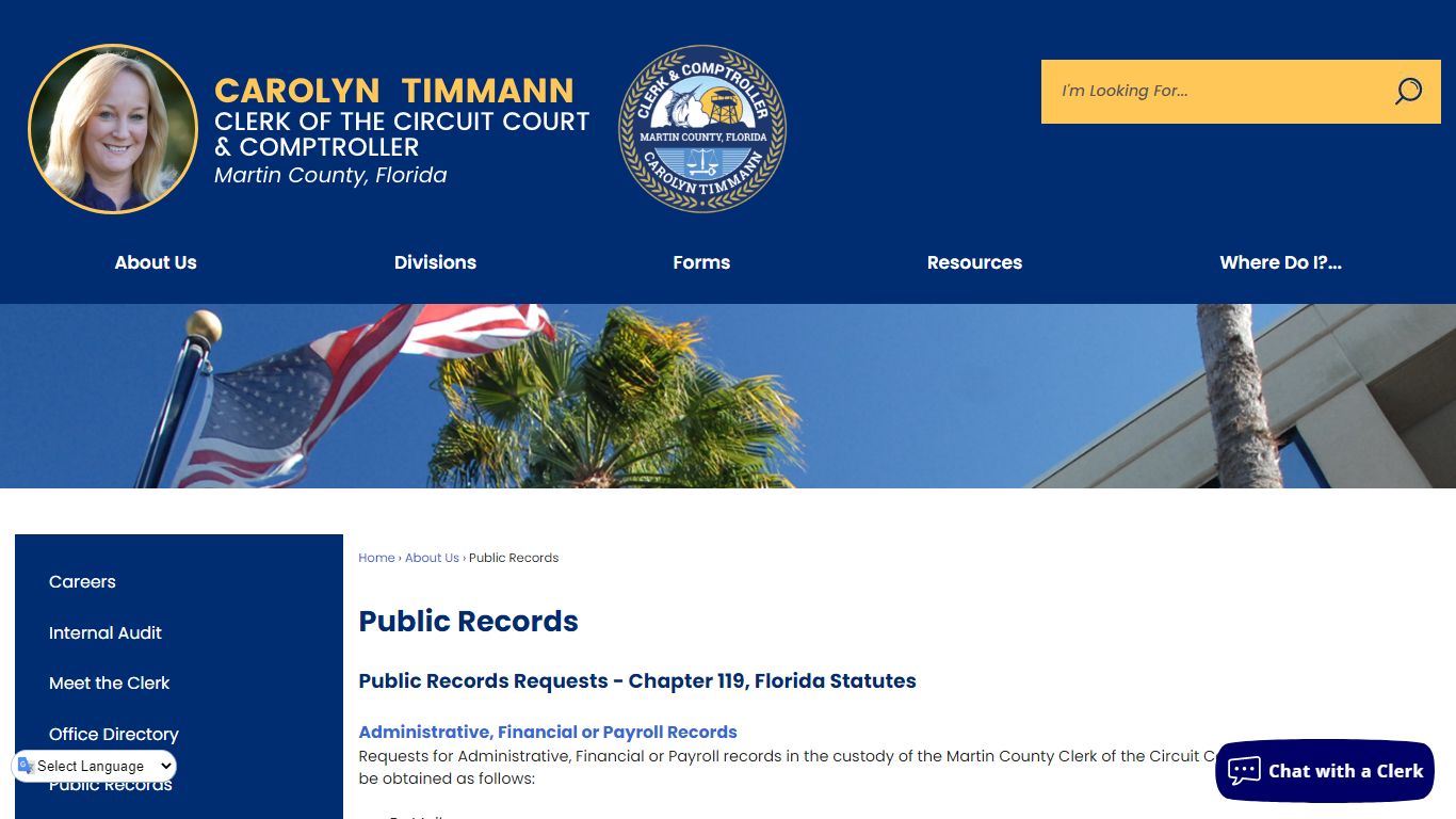 Public Records | Martin County Clerk